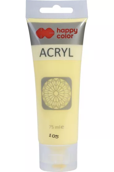 Happy Color Farba akrylowa pastelowa ��ta 75ml