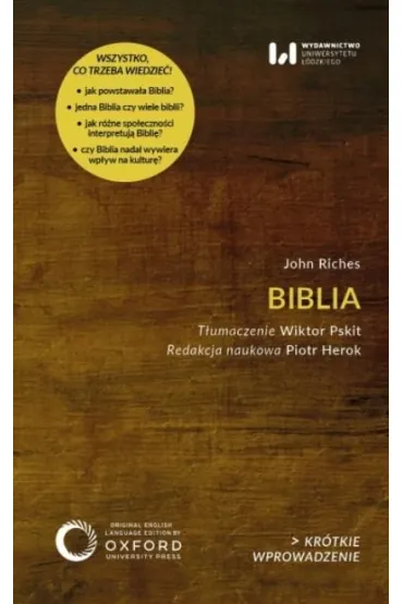 Biblia - John Riches, Red Piotr  Herok
