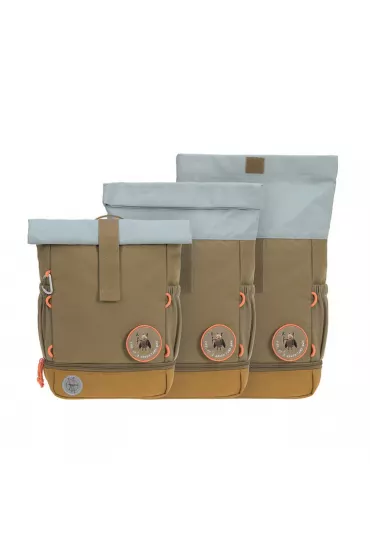 Lassig Plecak mini rolltop Nature oliwkowy
