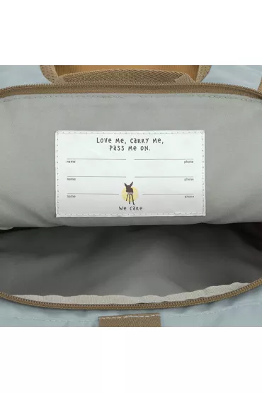 Lassig Plecak mini rolltop Nature oliwkowy