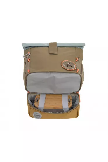 Lassig Plecak mini rolltop Nature oliwkowy