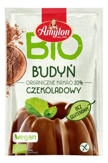 Amylon Budy� czekoladowy bezglutenowy 40 g Bio