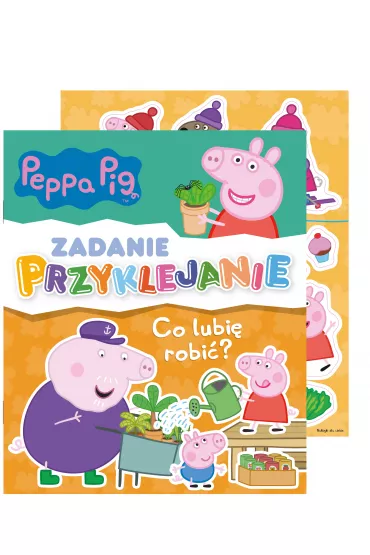 Zadanie Przyklejanie. Co lubi� robi�? �winka Peppa