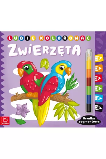 LUBI� KOLOROWA�. ZWIERZ�TA. KREDKA SEGMENTOWA - Anna Podg�rska