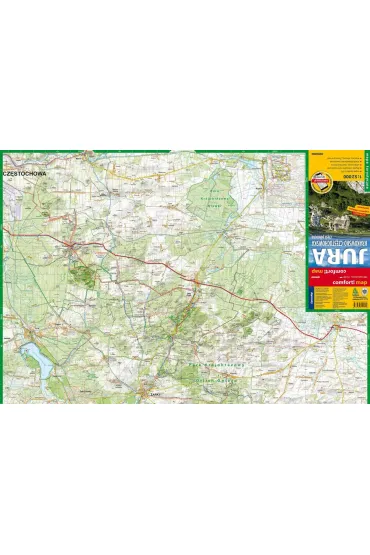 Jura Krakowsko-Cz�stochowska 1 cz. P�nocna mapa turystyczna 1:52 000 laminat 2024