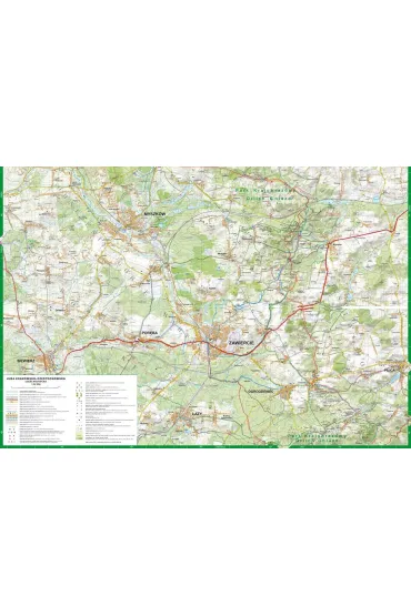 Jura Krakowsko-Cz�stochowska 1 cz. P�nocna mapa turystyczna 1:52 000 laminat 2024
