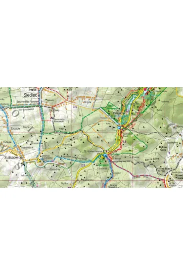 Jura Krakowsko-Cz�stochowska 1 cz. P�nocna mapa turystyczna 1:52 000 laminat 2024