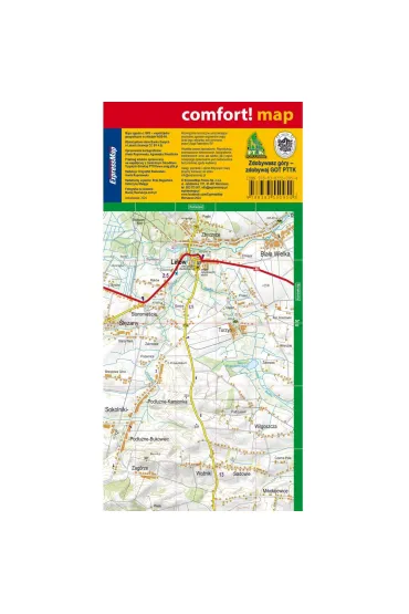 Jura Krakowsko-Cz�stochowska 1 cz. P�nocna mapa turystyczna 1:52 000 laminat 2024