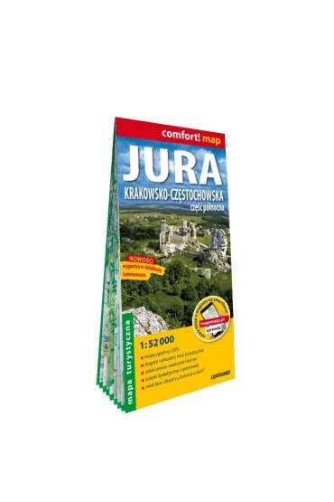 Jura Krakowsko-Cz�stochowska 1 cz. P�nocna mapa turystyczna 1:52 000 laminat 2024
