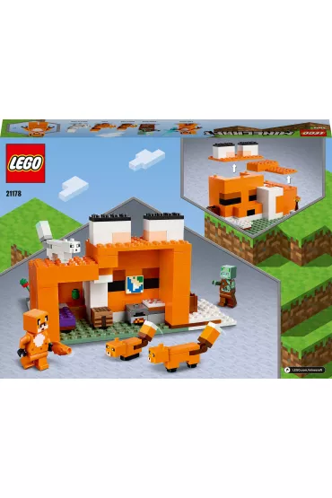 LEGO Minecraft Siedlisko lis�w 21178