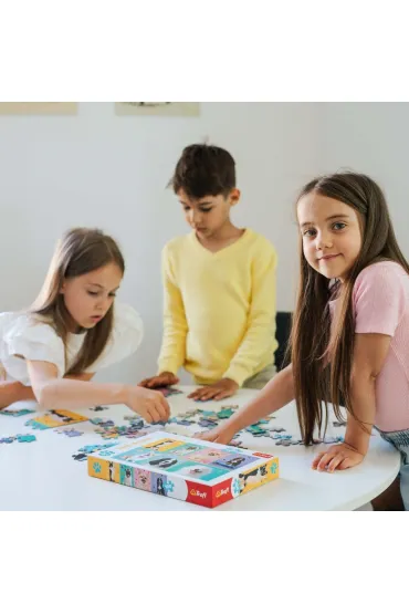 Puzzle 100 el. W �wiecie piesk�w Trefl