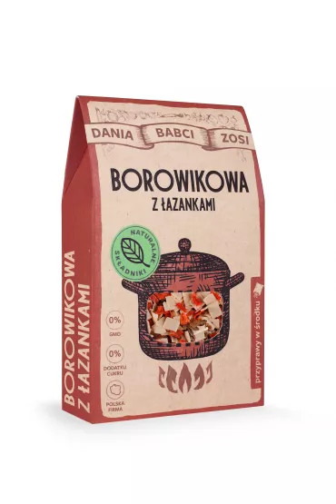 Dania Babci Zosi Zupa borowikowa z azankami 55 g
