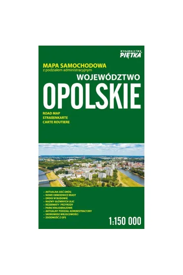 Wojew�dztwo Opolskie 1:150 000 mapa samochodowa