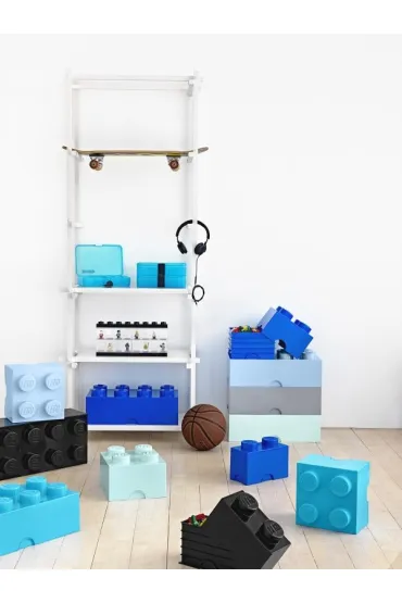 Pojemnik klocek LEGO Brick 8 Czarny
