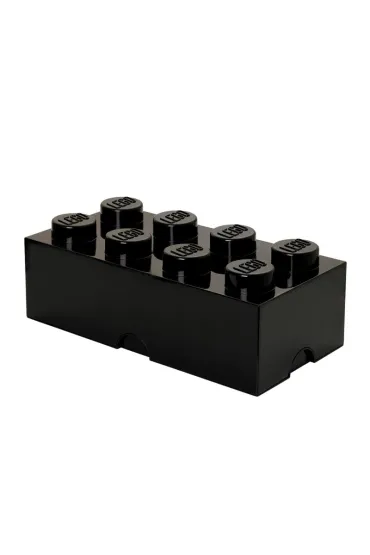 Pojemnik klocek LEGO Brick 8 Czarny