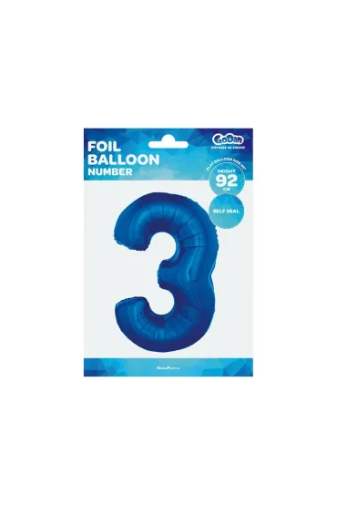 Godan Balon foliowy cyfra 3 FG-C85N3 92 cm