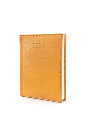 Kalendarz 2027 A6 Figaro Dzienny Pomara�czowy