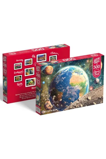 Puzzle 500 el. View from the Moon CherryPazzi
