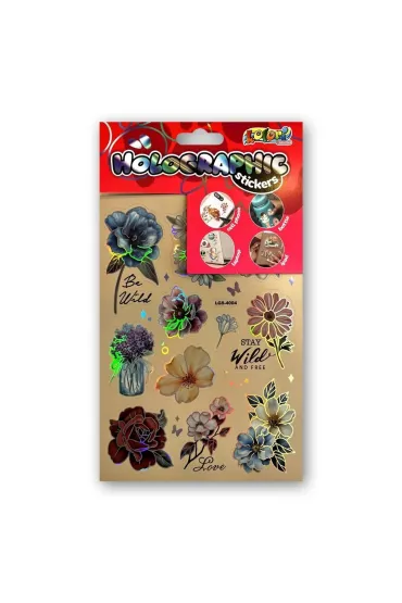 Naklejki holographic flowers PENMATE