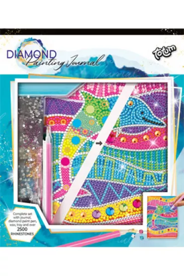 Totum Pamitnik Notes Haft diamentowy Delfin