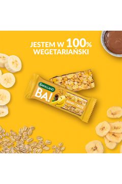 Bakalland Ba! Baton zboowy banan Zestaw 12 x 40 g