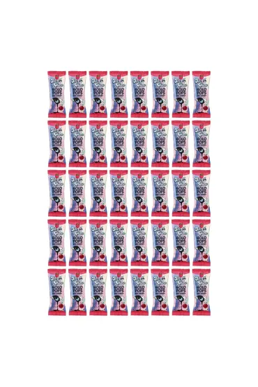 Joe Glow Lizak kulka holo pops o smaku malinowym z witamin� D i C bez cukru Zestaw 40 x 8 g