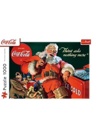 Puzzle 1000 el. Coca-Cola: Prezenty od Miko�aja Trefl