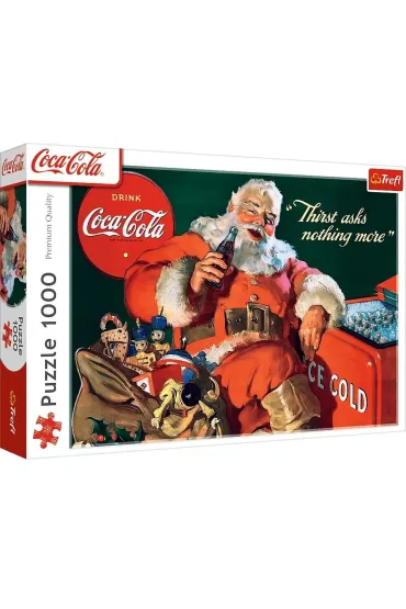 Puzzle 1000 el. Coca-Cola: Prezenty od Miko�aja Trefl