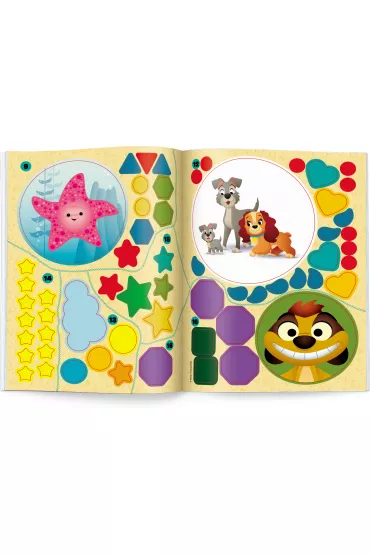 Disney Maluch. Kszta�ty. Ucz� si� i naklejam FIG-9204