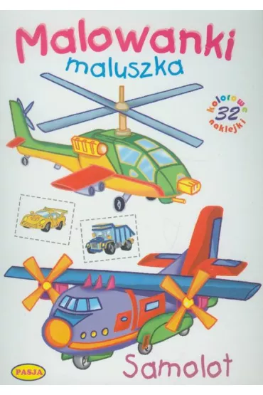 Malowanki maluszka. Samolot