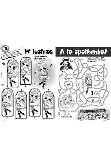 L.O.L. Surprise! Zdrapuj, koloruj, naklejaj