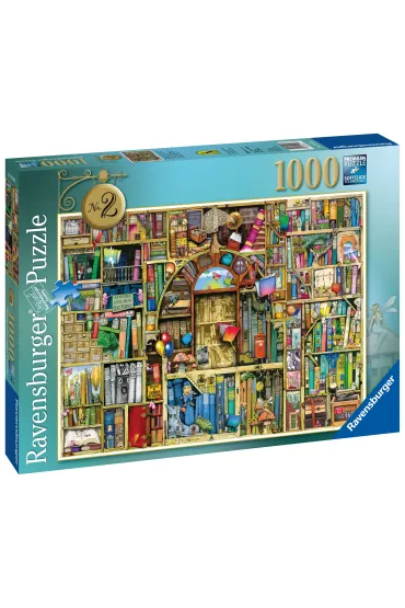 Puzzle 1000 el. Magiczny rega� z ksi��kami 2 Ravensburger