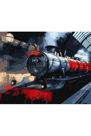 Ideyka Malowanie po numerach - Ekspres do Hogwartu metal 40x50cm