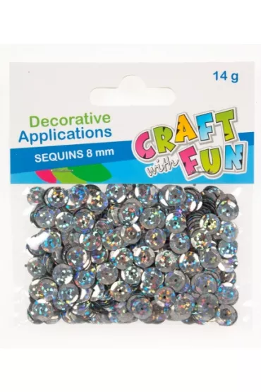 Craft with Fun Cekiny metaliczne okr�g�e 8 mm