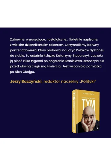 Tym. Cz�owiek szczery na trzy litery - Katarzyna Stoparczyk