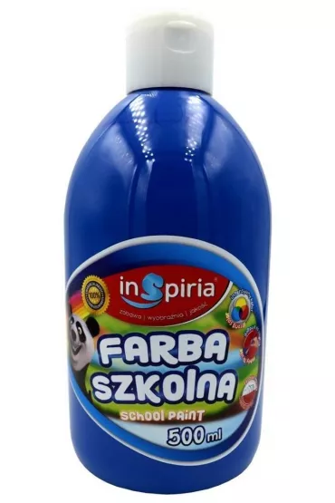 InSpiria Farba szkolna ciemnoniebieska 500 ml