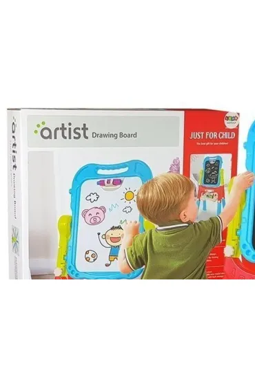Tablica magnetyczna kredowa 2w1 LeanToys