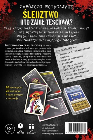 Gra karciana. �ledztwo. Kto zabi� te�ciow�? - Patrycja  Zakaszewska, Norman Ewa, Jaros�aw  W�jcicki