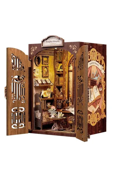 Puzzle Miniaturowy domek mini Book Nook  Klub ksi��ki Habarri