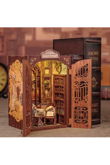 Puzzle Miniaturowy domek mini Book Nook  Klub ksi��ki Habarri