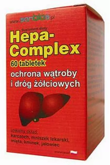 Sanbios Hepa Complex - ochrona w�troby Suplement diety 60 tab.