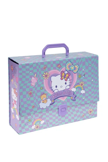 Patio Teczka przestrzenna tekturowa z gumk� A4 Hello Kitty pink wz�r 2