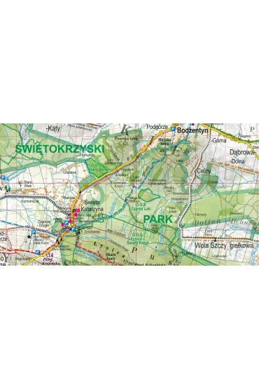 G�ry �wi�tokrzyskie mapa turystyczna 1:75 000 laminat 2025