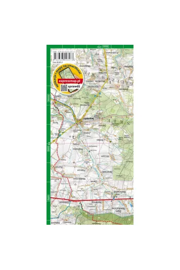 G�ry �wi�tokrzyskie mapa turystyczna 1:75 000 laminat 2025