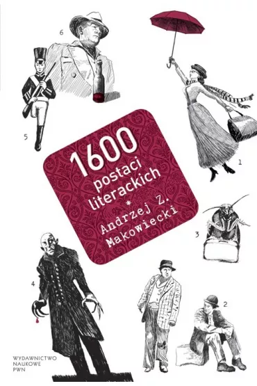 eBook 1600 postaci literackich epub - Andrzej Makowiecki