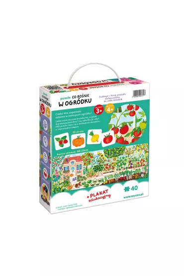 Czuczu Puzzle co ronie w ogrdku 40 el. Bright Junior Media