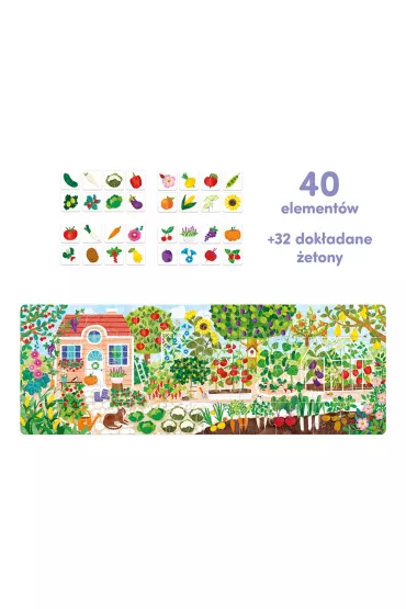 Czuczu Puzzle co ronie w ogrdku 40 el. Bright Junior Media
