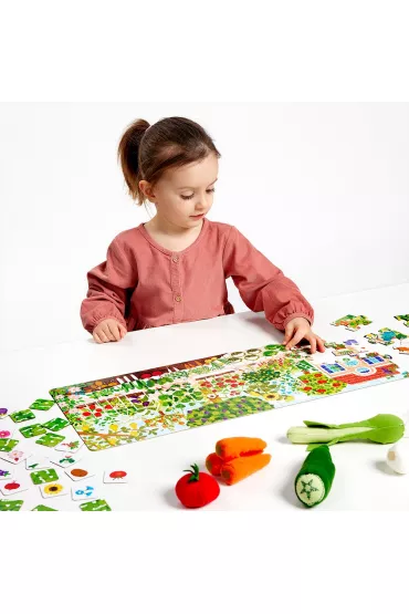 Czuczu Puzzle co ronie w ogrdku 40 el. Bright Junior Media