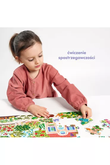 Czuczu Puzzle co ronie w ogrdku 40 el. Bright Junior Media