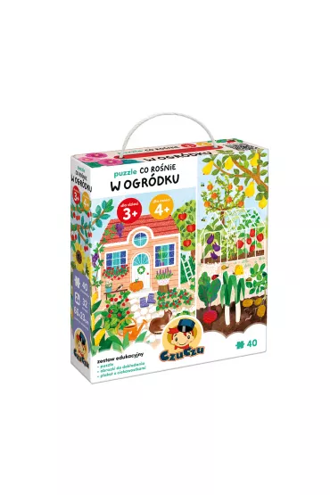 Czuczu Puzzle co ronie w ogrdku 40 el. Bright Junior Media